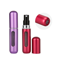 8ml 5ml przenośna Mini butelka perfum wielokrotnego napełniania z rozpylaczem zapach pompka puste pojemniki kosmetyczne butelka rozpylacz do podróży 5